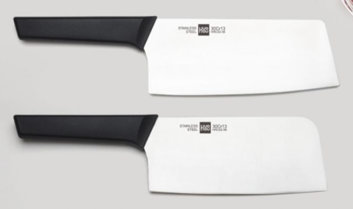 Набор ножей xiaomi huo hou fire kitchen steel knife set с подставкой 6 предметов обзор